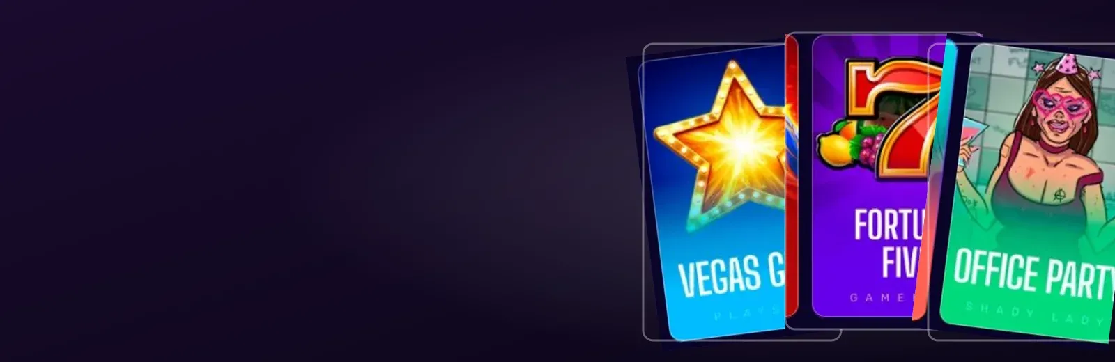 Baner X3Bet Casino – okładki automatów Vegas Glitz, Fortune Five i Office Party